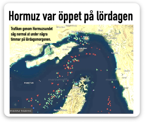 Hormuz öppet på prov