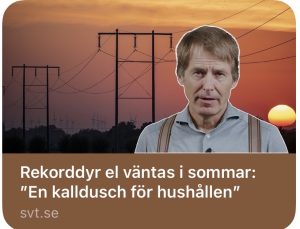 Elpris dyr sommar Hemberg