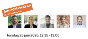 Almedalen 2026 Hemberg mat olja energi