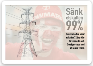 dansk elskatt sänks danmark 99 proc