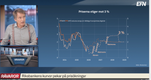 riksbanken pekar mot lite dyrare ränta