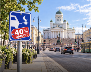 Helsingfors sänker priset på nattladdning