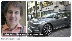 volvo flyttar till shanghai